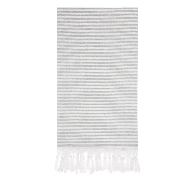 Gray 100% Turkish Cotton Beach Bath Towel - Citizens of the Beach - Picture 1 of 4